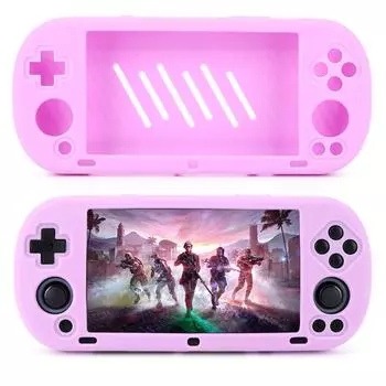 Силиконовый чехол для игровой консоли Trimui Smart Pro, защитный чехол для игровой консоли с защитой от царапин, мягкий чехол-чехол для кожи чёрный