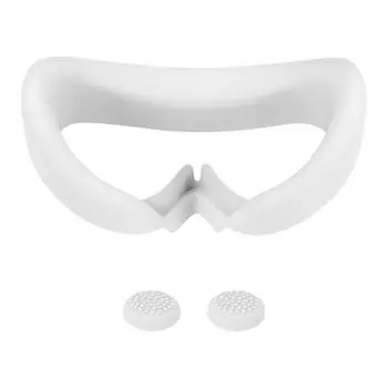 Силиконовый чехол для интерфейса VR, чехол-рокер для гарнитуры Pico 4 VR, защита от протечек, силиконовая накладка VR, защита от протечек, легкие рукава белый