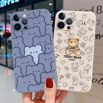 Силиконовый чехол для Iphone 11, чехол для Iphone 14 Pro Max, мягкий чехол для Iphone 13 Xr X Xs 12 8 7 Plus Se 2022 14promax, мягкий чехол из ТПУ For iPhone 11Pro