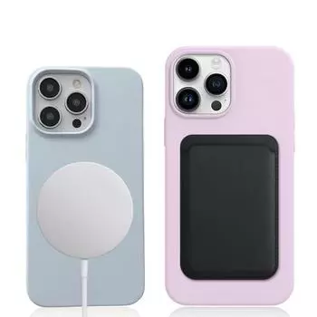 Силиконовый чехол для iPhone 16 Pro, противоударный магнитный чехол для защитных пленок MagSafe, эргономичный дизайн, моющийся защитный чехол для задней панели телефона iPhone16pro фиолетовый