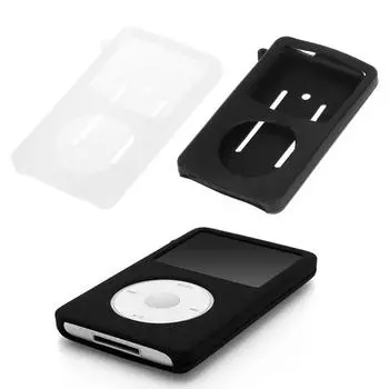 Силиконовый чехол для iPod Classic 80 ГБ 120 ГБ последнего поколения 6-го поколения 160 ГБ чёрный