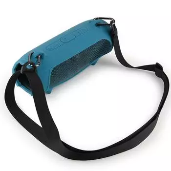 Силиконовый чехол для JBL Charge 5 Wi-Fi с ремешком Чехол для Bluetooth-динамика Водонепроницаемый чехол для беспроводного динамика JBL Charge 5 чёрный