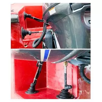 Силиконовый чехол для кабеля мотора лодки, износостойкий чехол для организации кабеля для морской яхты, каяка, каноэ, лодок, аксессуаров белый