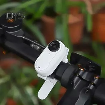 Силиконовый чехол для камеры, противоударный, устойчивый к ударам, с защитой от потери ремешка, мягкий защитный чехол для Insta360 GO3S чёрный