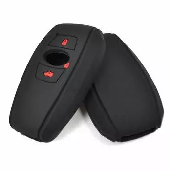 Силиконовый чехол для ключа автомобиля с дистанционным брелоком для Subaru Legacy Shell Protector 3 кнопки чёрный