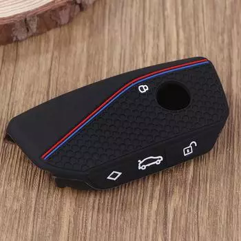 Силиконовый чехол для ключа автомобиля Защитная оболочка Брелок Для I7 X7 G07 Lci Ix I20 X1 U11 7 Серии G70 G09 Xm U06 G81 M3 Аксессуары для ключей