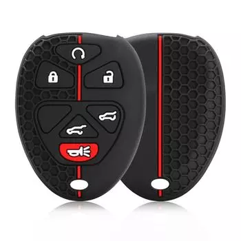 Силиконовый чехол для ключа Chevrolet Tahoe 2007 Suburban Gmc Yukon 2010 Traverse XL Чехол для ключа Cadillac Escalade Автомобильные аксессуары чёрный
