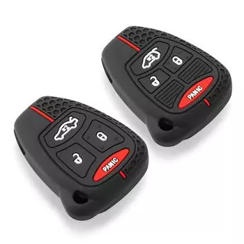 Силиконовый чехол для ключа для Chrysler Voyager Pacifica 300c PT Cruiser Dodge Caliber Avenger Jeep Grand Cherokee Compass Patriot Style A