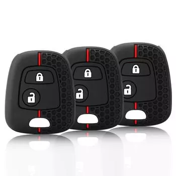 Силиконовый чехол для ключа для Peugeot 107 206 307 207 406 408 для Citroen C1 C2 C3 Berlingo Picasso Xsara Picasso для Toyota Aygo чёрный