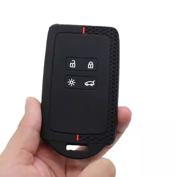 Силиконовый чехол для ключа для Renault Austral Kadjar Clio Megane Captur Arkana Koleos Zoe Scenic Dacia Sandero Duster Jogger синий