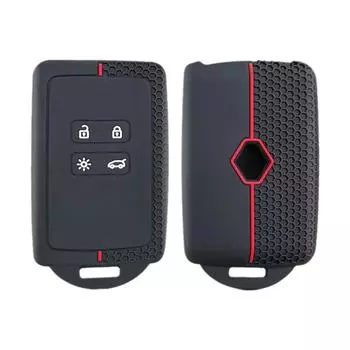 Силиконовый чехол для ключа для Renault Austral Kadjar Clio Megane Captur Arkana Koleos Zoe Scenic Dacia Sandero Duster Jogger синий