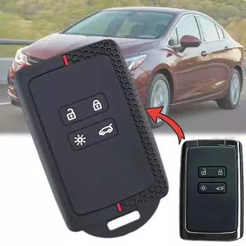 Силиконовый чехол для ключа для Renault Austral Dongfeng Reno Corega Keycase Car Remote Control Honeycomb Silicone Bag R0A8