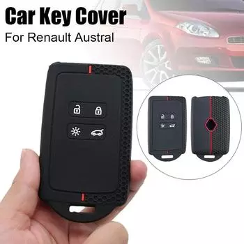 Силиконовый чехол для ключа Renault Austral Remote Cover Key Case 4 кнопки красный синий автомобильный ключ силиконовый чехол чехол аксессуары Z1Z4 красный