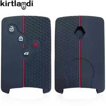 Силиконовый чехол для ключей автомобиля для Renault Duster Kaptur Clio Captur Logan Megane 2 3 Laguna Fluence Zoe Koleos Scenic Danilo Nema красный