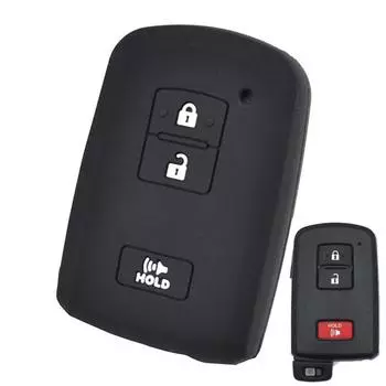 Силиконовый чехол для ключей, дистанционный брелок для Toyota 4 Runner Tacoma Land Cruise Prius Rav4 Highlander Sequoia Tundra, автомобильные аксессуары