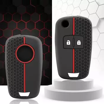 Силиконовый чехол для ключей для Opel Astra J Insignia Zafira Corsa Mokka meriva для Chevrolet Cruz Orlando Prism Cobalt trax Aveo красный
