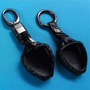 Силиконовый чехол для ключей из углеродного волокна для Toyota Auris HiLux Corolla Fortuner Prado Verso Camry Yaris Vitz Vios Ractis A