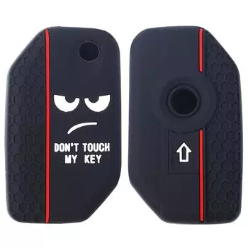 Силиконовый чехол для ключей мотоцикла, защитный держатель, чехол для интерьера для BMW F750 F850 GS Adv F900 R XR K1600 GT GTL R1200 чёрный