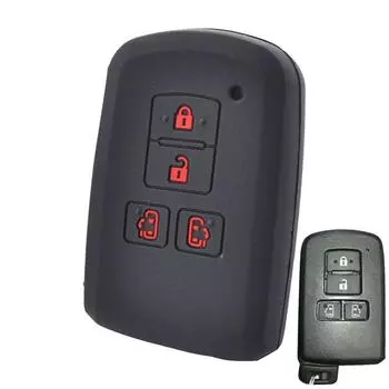 Силиконовый чехол для ключей от автомобиля для Toyota Sienta Alphard Voxy Noah Esquire Harrier, чехол без ключа с дистанционным управлением, брелок в виде ракушки, защитная куртка, рукава