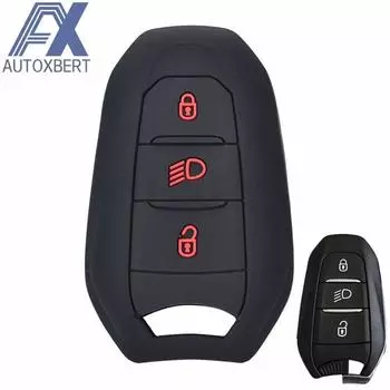 Силиконовый чехол для ключей от машины для Peugeot 208 308 508 для Citroen C4 DS3 DS5 DS6, чехол без ключа с дистанционным управлением, брелок в виде ракушки, защитная куртка, рукав