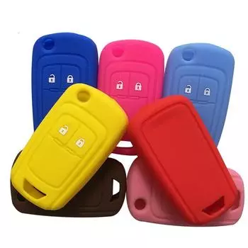 Силиконовый чехол для ключей от машины для Opel Astra J Corsa D Zafira C Mokka Insignia Cascada Karl Adam Meriva чёрный
