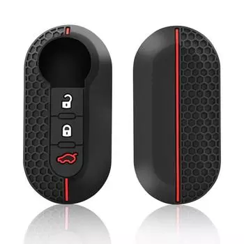 Силиконовый чехол для ключей с дистанционным брелоком, чехол для автомобильного ключа для Peugeot Boxer, Citroen Jumper для Fiat 500 Panda Ducato 500L Punto Lancia Musa красный