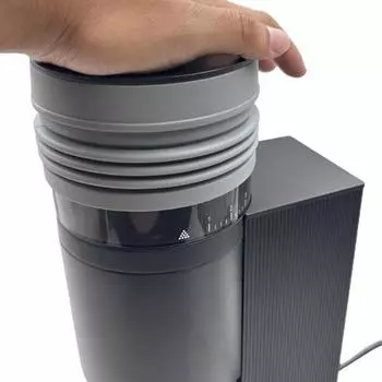 Силиконовый чехол для кофемолки Fellow OPUS. Инструменты для приготовления пищевого кофе. Сокращение отходов. Повышение точности. Модернизация эспрессо-машины. Детали. серый