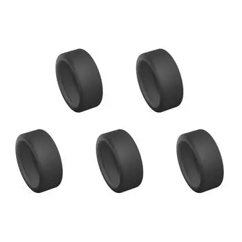 Силиконовый чехол для кольца, эластичный чехол для Oura Ring Gen 3 (Черный S для 6 7 8 9 10) #F