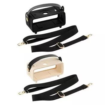 Силиконовый чехол для Marshall Emberton II, защитная сумка от царапин, защитная сумка для переноски, защитный чехол для кожи, чехол для динамика с ремешком чёрный