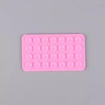 Силиконовый чехол для мобильного телефона с квадратной присоской для крепления на автомобиль, универсальный нескользящий чехол для телефона с присоской розовый