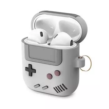 Силиконовый чехол для наушников AirPods 1/2 pro, классический дизайн игрового плеера AirPods1 2 чёрный