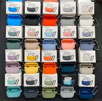 Силиконовый чехол для наушников AirPods Pro 3-го поколения с пряжкой для альпинизма Airpods pro with packaging
