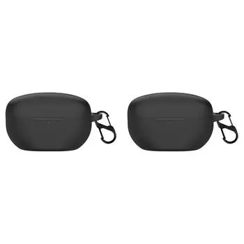 Силиконовый чехол для наушников Anti-loss Solid Color для WF-1000XM5 (черный)