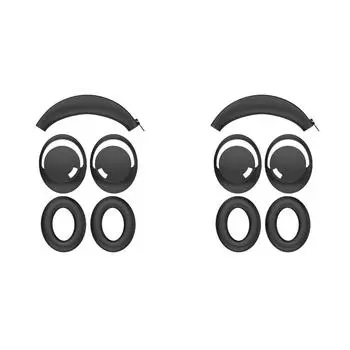 Силиконовый чехол для наушников/чехол для наушников/крышка на голову для 1MORE SonoFlow(черный)