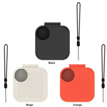 Силиконовый чехол для наушников, чехол для зарядки, защитный чехол со шнурком для беспроводных наушников CMF Buds BT чёрный