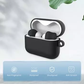 Силиконовый чехол для наушников для беспроводных наушников M6, чехол для зарядки, защитный силиконовый чехол на 360 градусов серый