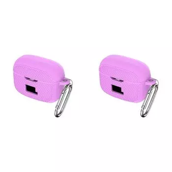 Силиконовый чехол для наушников, полный комплект с крючком для Tune 230NC TWS (фиолетовый)