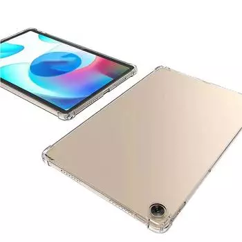 Силиконовый чехол для OPPO Realme Pad 10,4 2021 RMP2102, противоударная защитная подушка безопасности, резиновый чехол, гибкий бампер OPPO Realme Pad 10.4 прозрачный