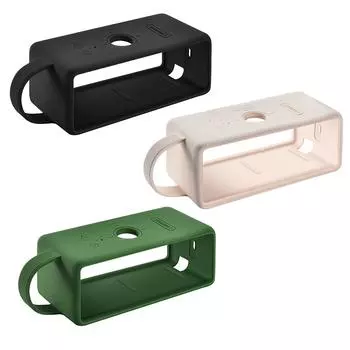 Силиконовый чехол для переноски, противоскользящий, противопадающий, складной защитный чехол для портативного динамика Marshall EMBERTON III чёрный