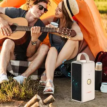 Силиконовый чехол для переноски с ручкой, чехол для динамика с защитой от падений, мягкий защитный чехол для портативного динамика Marshall EMBERTON III чёрный