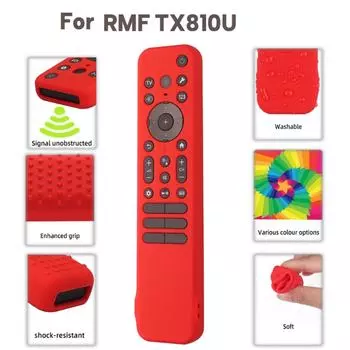 Силиконовый чехол для пульта дистанционного управления телевизором RMF TX810U, противоударный защитный чехол, противоскользящая сумка для контроллера 1