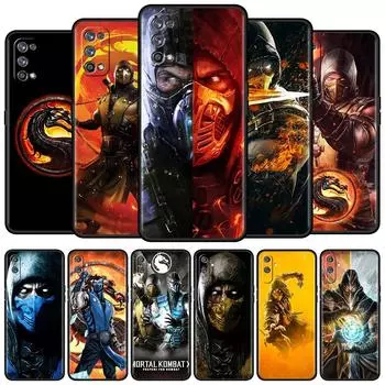 Силиконовый чехол для Realme 8 C21 6 7 Pro C3 C11 XT GT 5 C12 C15 C21Y X50 7i, роскошный мягкий чехол для телефона, игра Mortal Kombat Funda Realme GT Master