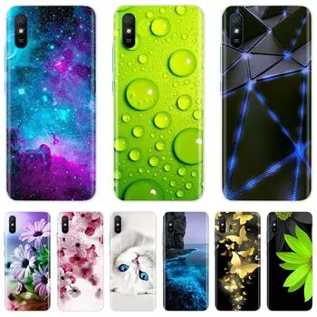 Силиконовый чехол для Redmi 9A, чехол для Xiaomi Redmi 9AT, мягкий силиконовый чехол для телефона Xiaomi Redmi 9A, чехол Redmi9A Fundas Coque Redmi 9A