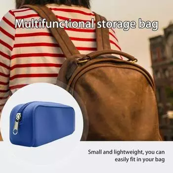 Силиконовый чехол для ручек, вместительный, водонепроницаемый, легко чистится, многофункциональный однотонный держатель для кистей, сумка для хранения серый