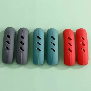 Силиконовый чехол для ручки кастрюли, мягкий и удобный, плотно прилегает, 3 цвета, изолированная ручка кастрюли, силиконовый чехол для ручки, широко применяется серый