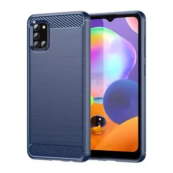Силиконовый чехол для Samsung A31 A41 A51 A81 A91 Galaxy a51 5g uw Противоударный чехол из углеродного волокна для Galaxy a21s A71 5G Матовые чехлы Galaxy A31 чёрный