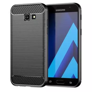 Силиконовый чехол для Samsung A5 2017 Galaxy A3 A5 A7 2017 a750 противоударный матовый чехол для Galaxy A6plus a5 a8 a9 2018 мягкий чехол Galaxy A5 2017 чёрный