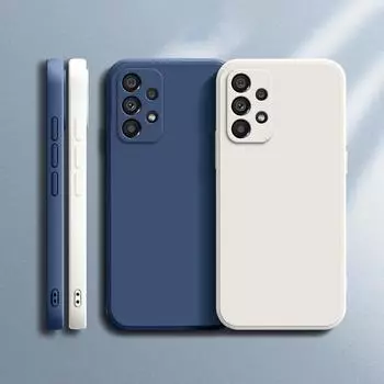 Силиконовый чехол для Samsung Galaxy A13 A23 A33 A53 A14 A24 A34 A54 A04S A04 A04E A05 A05S A15 A25 A35 A55 5G Cover A13 4G чёрный