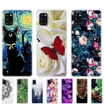 Силиконовый чехол для Samsung Galaxy A31, Мягкая задняя крышка из ТПУ для телефона Samsung A31 A 31 SM-A315F, защитный чехол 6,4 дюйма, бампер Samsung A31