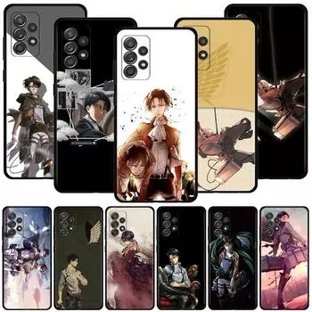 Силиконовый чехол для Samsung Galaxy A51 A12 A21s A71 A31 A02s A11 A41 A01 A02 A72 A42 A52 A32 A22 в виде ракушки аниме Shingeki No Kyojin For Samsung A72 5G